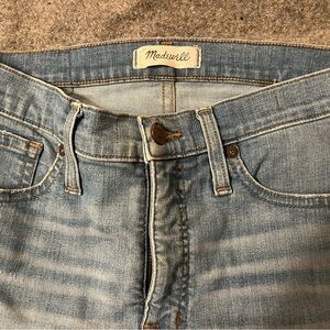 Madewell 27s Distressed Light Blue Denim Jeans